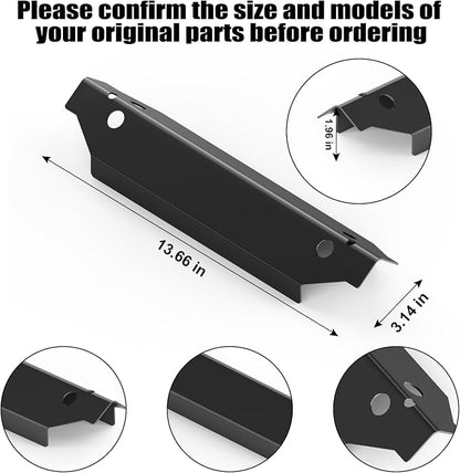 Grill Heat Plates Replacement Parts for Dyna-Glo 3 Burner Gas Grill, Porcelain Steel Heat Tents for Dyna-Glo DGC310CNP-D, DGC310RNP-D, DGC310BNP-D Grill Models, 3 Pack