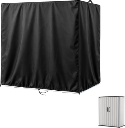 Kasla Outdoor Storage Cabinet Cover, 56"L×29"W×67"H | Heavy-Duty and Waterproof, Fits Storage Shelf, Storage Shed, Deck Box for Kitchen Patio Garden Organization and Storage