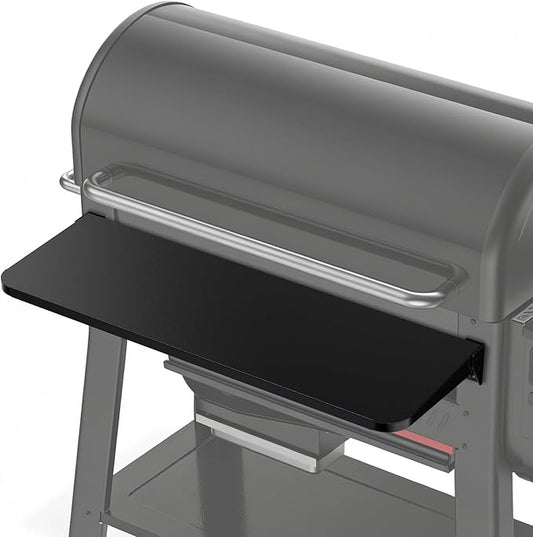 Stanbroil Folding Front Shelf for Weber Searwood 600 XL Pellet Grill, Grill Accessories to Add Work Space, Storage and Food Prep, 34.8" L X 12" W