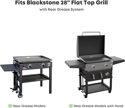 Stanbroil 28 Inch Non-Stick Replacement Griddle Top for Blackstone | Easy-Release Surface, Rear Grease Management, Easy Cleanup