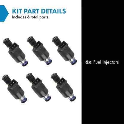 TRQ Fuel Injector Set of 6 | For Chevy Lumina Corsica Buick Regal Olds Pontiac 3.1 3.4