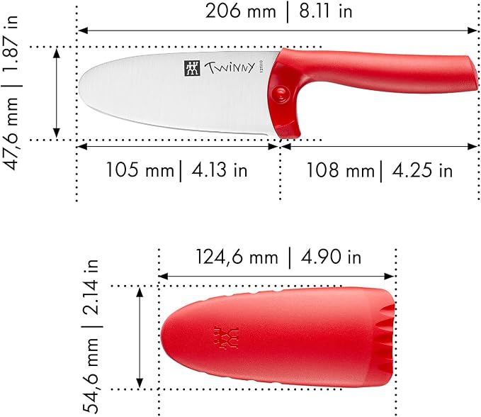 ZWILLING TWINNY Kids Chef’s Knife - Red