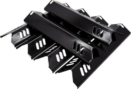 Replacement Parts for Dyna-Glo DGB610SSP DGH483CRP DGF493BNP DGF510SBP Grills, 15 inch Porcelain Grill Heat Tents Heat Plates for Outdoor Gourmet GR2205720-OG-00 GR2205723-OG-00, Set of 6