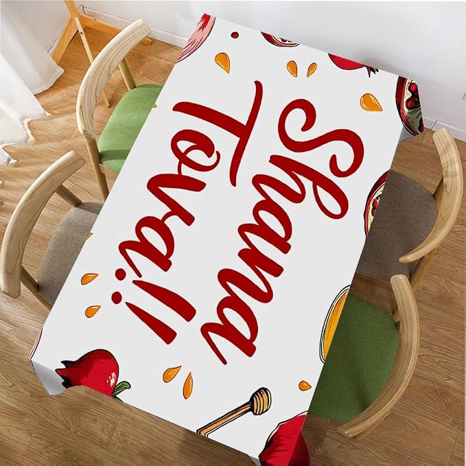 Moslion Tablecloth 60x104 Inch Rectangle Tablecloth for Picnic BBQ Kitchen