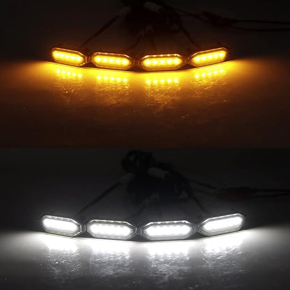 LED Front Grille Lights White External Grille Lamps for Jimny JB64 JB74 2019 2020 2021