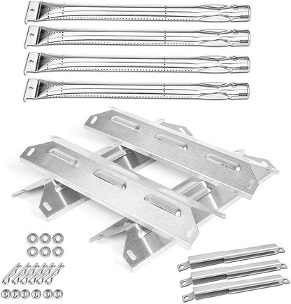 Grill Parts for Kenmore 146.34611410 146.46372610 146.23673310 146.34461410 146.10016510 146.16198211 146.46366610 146.16142210 146.1001751 146.4636561 Grill Replacement Parts, Stainless Steel | Stainless Steel Burner and Heat Plates for Kenmore 146.46...