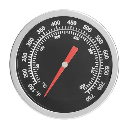 Smoker Temperature Gauge for Pit Boss Vertical 2 & 3-Series, PB1230G Pit Boss Memphis Ultimate Thermometer Accessories, BBQ Temp Gauge for Pit Boss Combo Charcoal Grills, Black