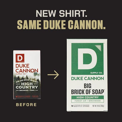 Duke Cannon Big Brick of Soap 3-Pack – Sawtooth, High Country & Buck Moon – Men’s Heavy Duty Soap, Natural Ingredients, Long-Lasting, Fresh Masculine Scent, 10 oz Each