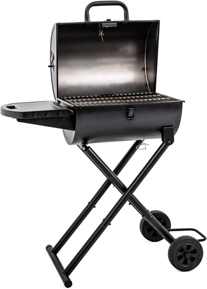 Char-Griller E1816 King-Griller Gambler Portable Charcoal Grill in Black