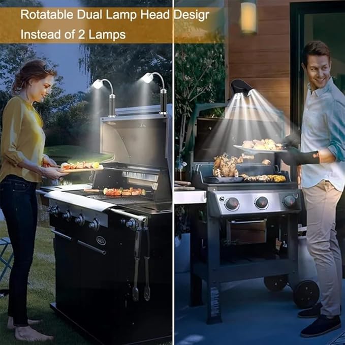 Portable BBQ Grill Light LED Light Flashlight Light Rotatable Camping Light BBQ Grill Accessories