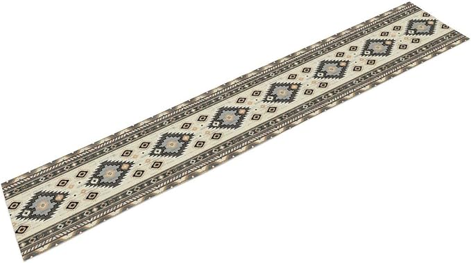 Boho Western Table Runner Cotton Linen Table Runner Dresser Scarves Horse Running Table Decor Table Top Dining Kitchen Wedding Party 13x108 Inch