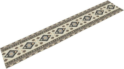 Boho Western Table Runner Cotton Linen Table Runner Dresser Scarves Horse Running Table Decor Table Top Dining Kitchen Wedding Party 13x120 Inch
