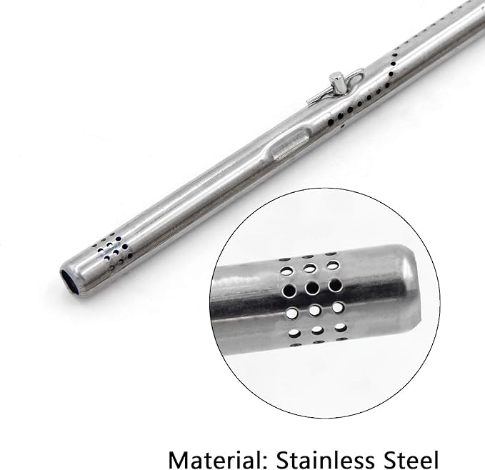 Hongso Replacement Parts for Charbroil 4 Burner Grill 463446015, 466446015, 463446016, 463446017, 463447018 Models, Propane Burners,Heat Plates and Adjustable Crossover Tubes