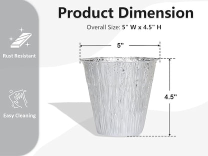 20-Pack Disposable Grease Bucket Liners for Traeger Pro Series 575/780, 22/34 Series, Oklahoma Joe's, Pit-Boss, Camp Chef, Aluminum Foil Drip Bucket Liners for Green Mountain Pellet Wood Smoker