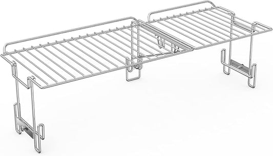 only fire Griddle Warming Rack Fits for 22" Blackstone Griddles, One-Step Clip On Attachment