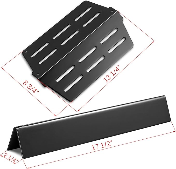 62752 Grill Burner 7620 7621 Flavorizer Bars 65505 Heat Deflectors Replacement Parts for Weber Genesis Grill Parts 300 Series with Front Control E-310 E-320 E-330 S-310 S320 S-330 EP-310 EP-320 EP-330