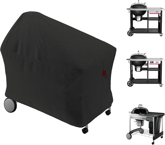 Grill Cover Fits Weber 22" Performer Deluxe & Performer Premium Charcoal Grill (Compared to Weber 7152), Nexgrill VEVOR 22" Charcoal Grill with Cart,Napoleon PRO22 Kettle Grill