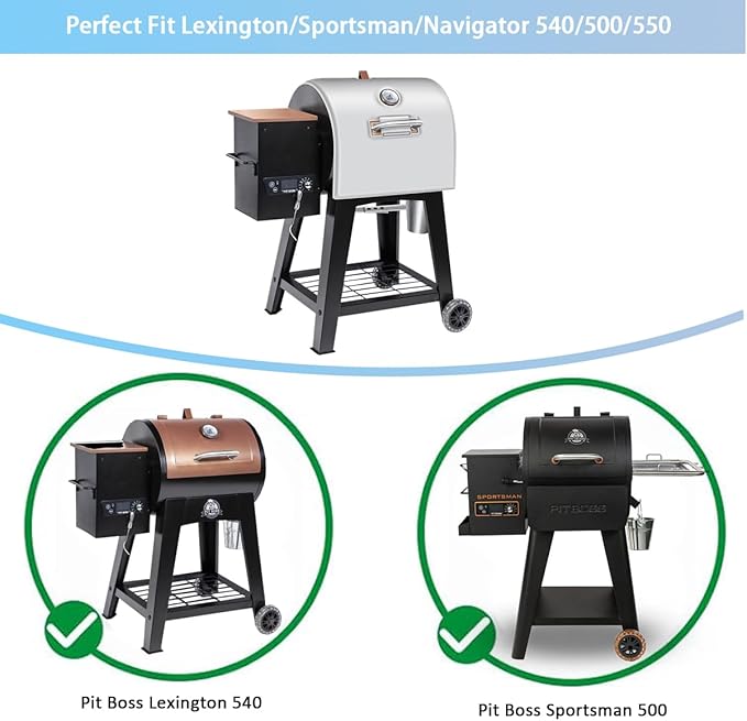 Grill Thermal Insulated Blanket for Pit Boss Lexington 540 Wood Pellet Grill, Insulation Blanket for Pit Boss Sportsman 500, Navigator 540/500/550 PB500NX PB500SP PB550G Grill Smoker Blanket