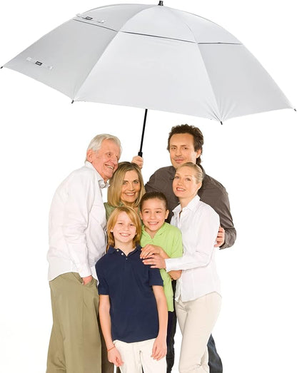 G4Free 80 Inch Golf Umbrella Extra Large Umbrella Double Canopy Windproof | Heavy Duty Oversized, Waterproof Stick Umbrella for Rain UV Protection, Fits 6-8 people for Doorman/Family/Patio