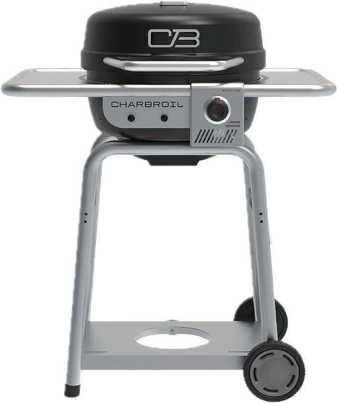 Charbroil Bistro Pro Gas Grill for Small Spaces and Patios, Black - 25302161