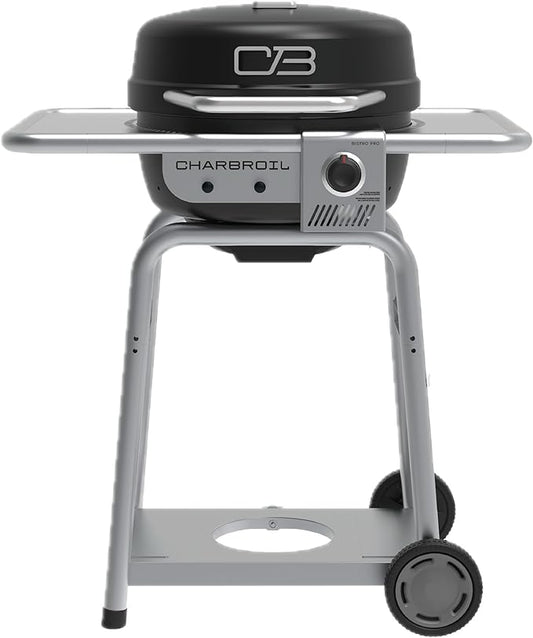 Charbroil Bistro Pro Gas Grill for Small Spaces and Patios, Black - 25302161