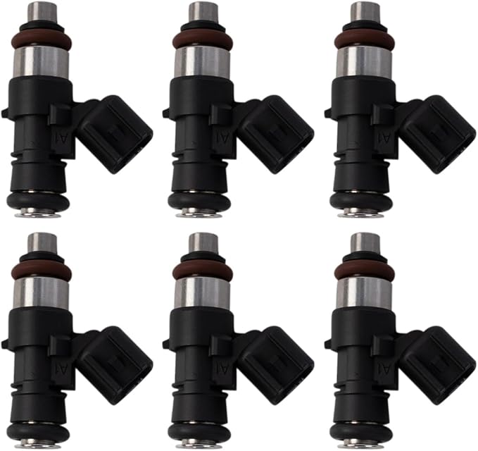 TRQ 6pc Engine Fuel Injector Set | For Ford Lincoln Mazda V6 3.5L