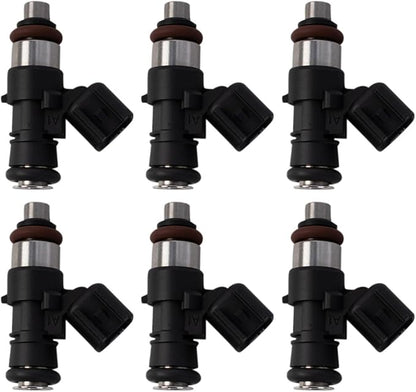 TRQ 6pc Engine Fuel Injector Set | For Ford Lincoln Mazda V6 3.5L