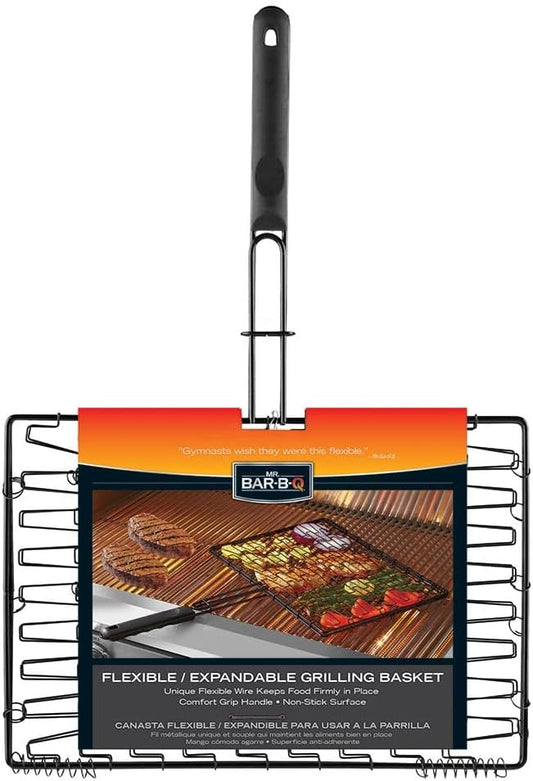 Mr. Bar-B-Q Deluxe Non-Stick Flexible Grilling Basket (06601Y)