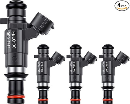 Fuel Injectors Set of 4 Compatible with Subaru Baja Legacy Outback 2000-2006 2.5L Fuel Injector Replace 16611-AA43A 0280155954 FBLC100