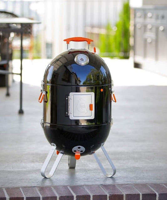 ProQ BBQ Smoker (Ranger V4) - 4in1 Charcoal Meat Smoker BBQ - Outdoor Smokers and Grills - BBQ with Smoker