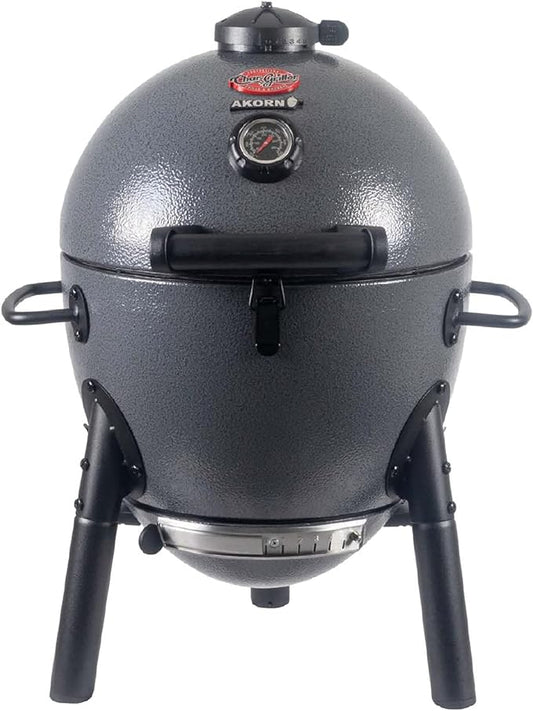 Char-Griller E86714 AKORN Jr. Kamado and Char-Griller 6211 Smokin' Stone Jr