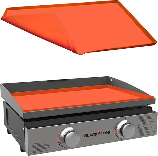 22" Premium Silicone Griddle Mat for Blackstone 22 Inch Grill, Heavy Duty Food Grade Silicone Griddle Cover, Keep Your Grill Clean and Rust-Free All Year Long