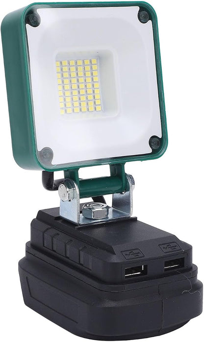 Cordless LED Work Light 5W 45 LEDs 180° Adjustable for Battery 15-20 Hour Runtime for RV Camping BBQ Maintenance