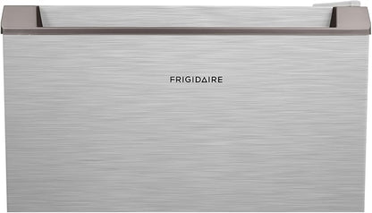 3.1 cu. ft. 2-Door Retro Mini Refrigerator in Stainless Steel