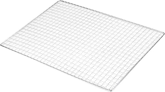 Stainless Steel Mesh BBQ Grill Grate Grid Wire Rack Cooking Replacement Net, Reusable Non-Stick BBQ Rack Cross Wire Grill Mat for Home Party Camping Barbecue Outdoor Picnic(Size:25x40cm)