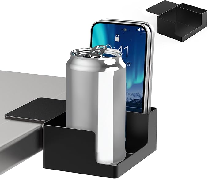 Magnetic Drink Holder and Phone for Grill, Outdoor Griddle Accessories for Most Cup, Phone Caddy, Suit for Blackstone, Traeger etc.