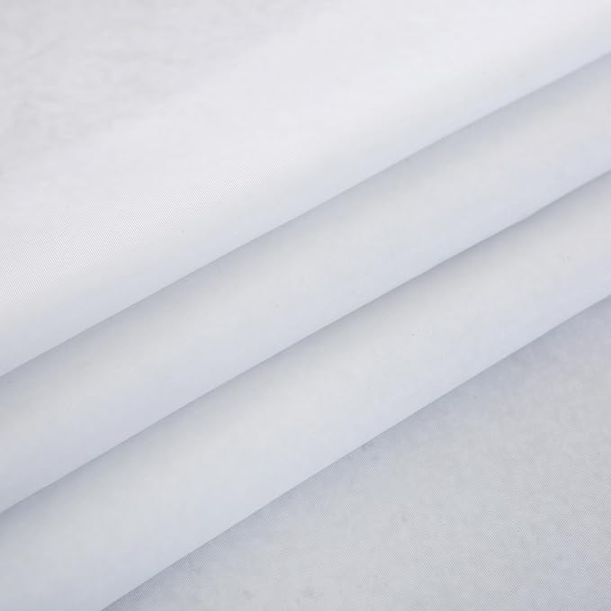 NLMUVW Vinyl Tablecloth with Flannel Backing 100% Waterproof Rectangle PVC Table Cloth Oil Proof Wipe Clean Table Cover for Dining Party Camping Outdoor, White, 60 X 102 Inch