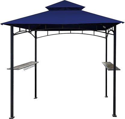 SCOCANOPY Grill Gazebo Replacement Top Compatible with Aldi Gardenline Belavi Shoprite Grill Gazebo,for Model Number: 822694,31937-17,21581,43472,812576(Navy Blue)