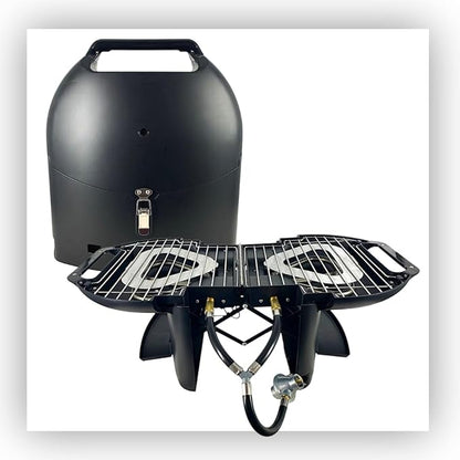 Freedom Stoves Lightweight Portable Gas Grill & Griddle Combo, 9,200 BTU, includes Carrying Tote