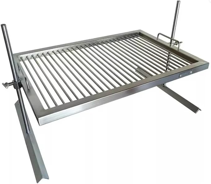 Premium Argentine Grill - Stainless Steel Argentina Grill - BBQ Parrilla Asado - Height Adjustable Grill - Sor Pampa Grill (32 x 20 in)