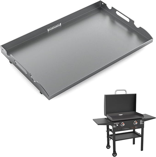 New Upgrade 28 Inch Griddle Replacement Top for Blackstone 28" Flat Top Grill 1803 1924 1883 1853, Gas Griddle Replacement Parts Top with Rear Grease System for Most Blackstone 28" Flat Top Grill