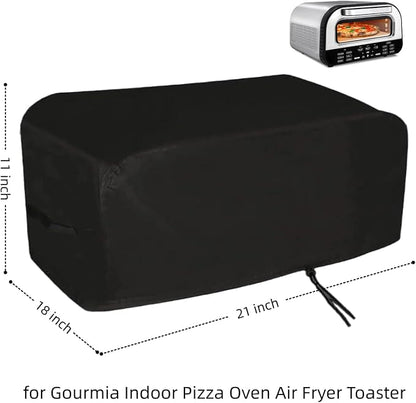 Pizza Oven Cover for Gourmia Indoor Pizza Oven/Tabletop Air Fryer Toaster | 21x18x11,Waterproof Dustproof Heavy Duty Oxford Fabric,for Gourmia Electric Countertop Air Fryer Toaster Oven Combo