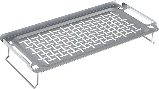Universal Griddle Warming Rack for Blackstone, Stainless Steel Grill Rack for Weber, Grill Warming Tray for Charbroil, Griddle Racks for Nexgrill and Most Flat Top Grills, Accessories for Weber 6784