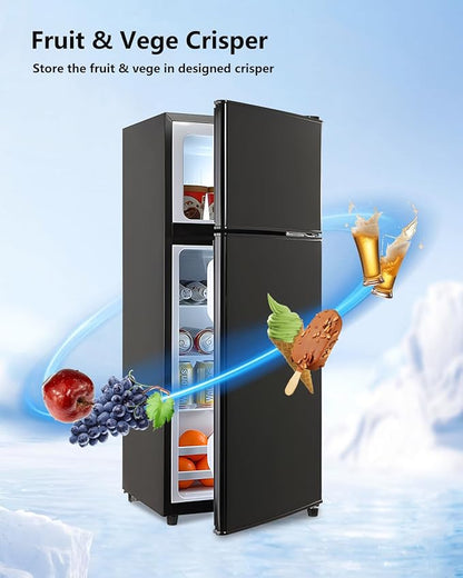 EUASOO FLS-80-BLACK Refrigeration, Black