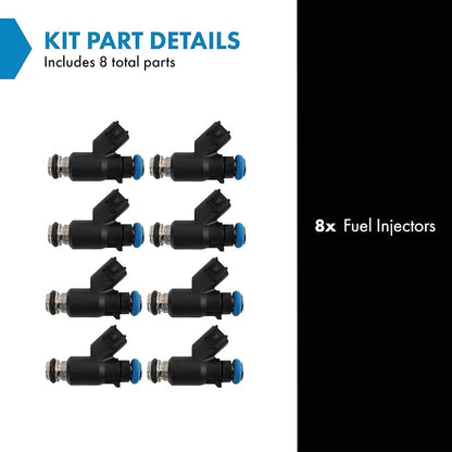 TRQ Fuel Injector Set | For 2010-2019 Chevrolet 2010-2019 GMC
