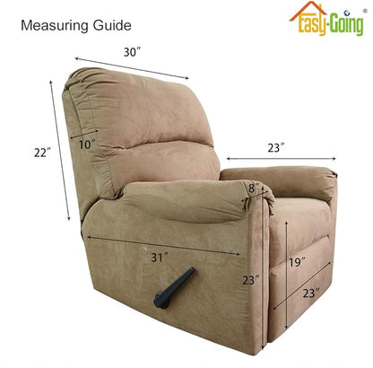 Easy-Going Reversible Couch Cover, Recliner 22 in, Coffee/Ivory | Machine Washable Slipcover For Dogs, Water Resistant Furniture Mat For Living Room, Non-Slip Sofa Cover, Pet Friendly