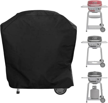Grill Cover for Char Broil Bistro Pro Electric Grill Griddle, for Charbroil Bistro Pro Electric Grill & Griddle, 600D Waterproof All Weather Resistant Cover, CB1250073P4, Black