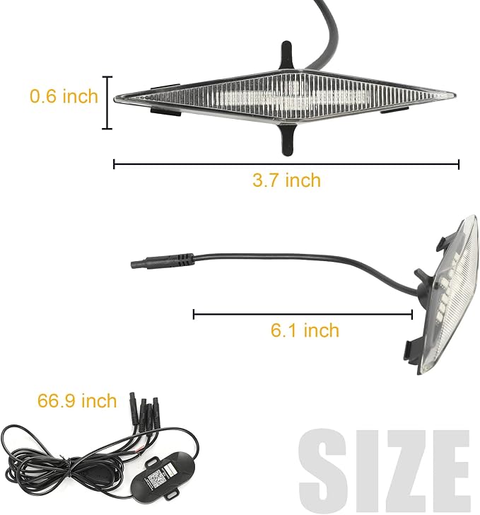 RGB Grill LED Lights for 2014-2019 Toyota 4Runner,2014-2024 TRD Pro ONLY | Front Grille LED light for 4Runner SR5,TRD Off-Road,Limited 2014-2019,4runner TRD Pro 2014-2020 Includes Fuse Instruction