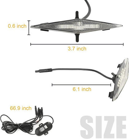 RGB Grill LED Lights for 2014-2019 Toyota 4Runner,2014-2024 TRD Pro ONLY | Front Grille LED light for 4Runner SR5,TRD Off-Road,Limited 2014-2019,4runner TRD Pro 2014-2020 Includes Fuse Instruction