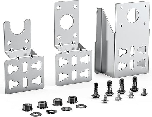 Onlyfire 6902 Universal Barbecue Grill Stainless Steel Rotisserie Motor Bracket Set